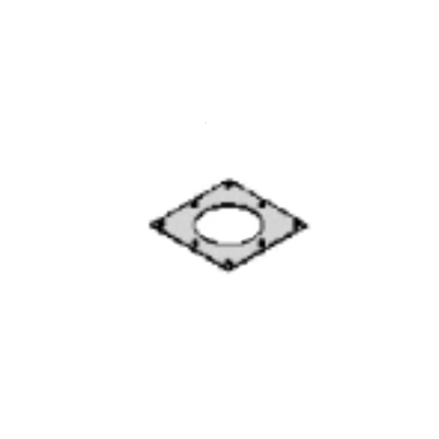 Para kołnierzy mocujących komin