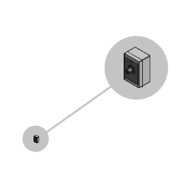 Termostat pomieszczeniowy z wodoszczelną obudową