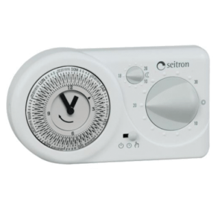 Termostat jednostopniowy z włącznikiem i zegarem programowalnym